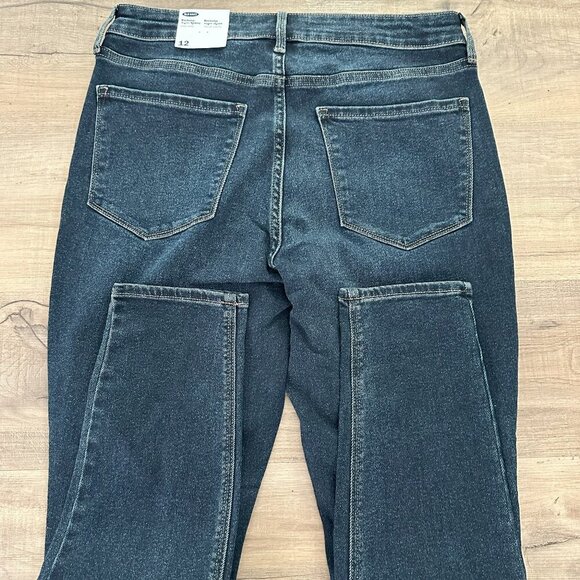 OLD NAVY ROCKSTAR SUPER SKINNY HIGH RISE SIZE 12 - Picture 3 of 14